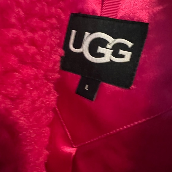 UGG - Short Gertrude Teddy Coat - -L-NWT 💕🧸🧸💕 - Picture 11 of 13